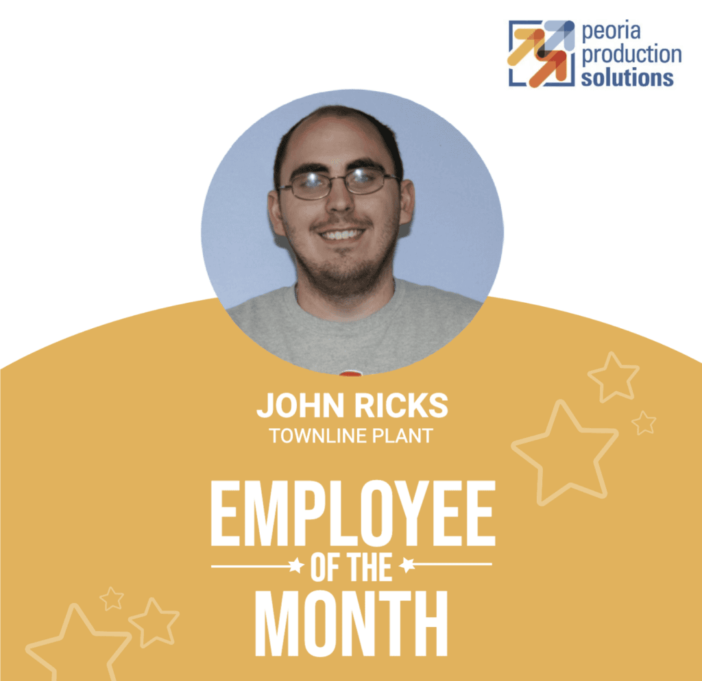 John Ricks is an employee of the month